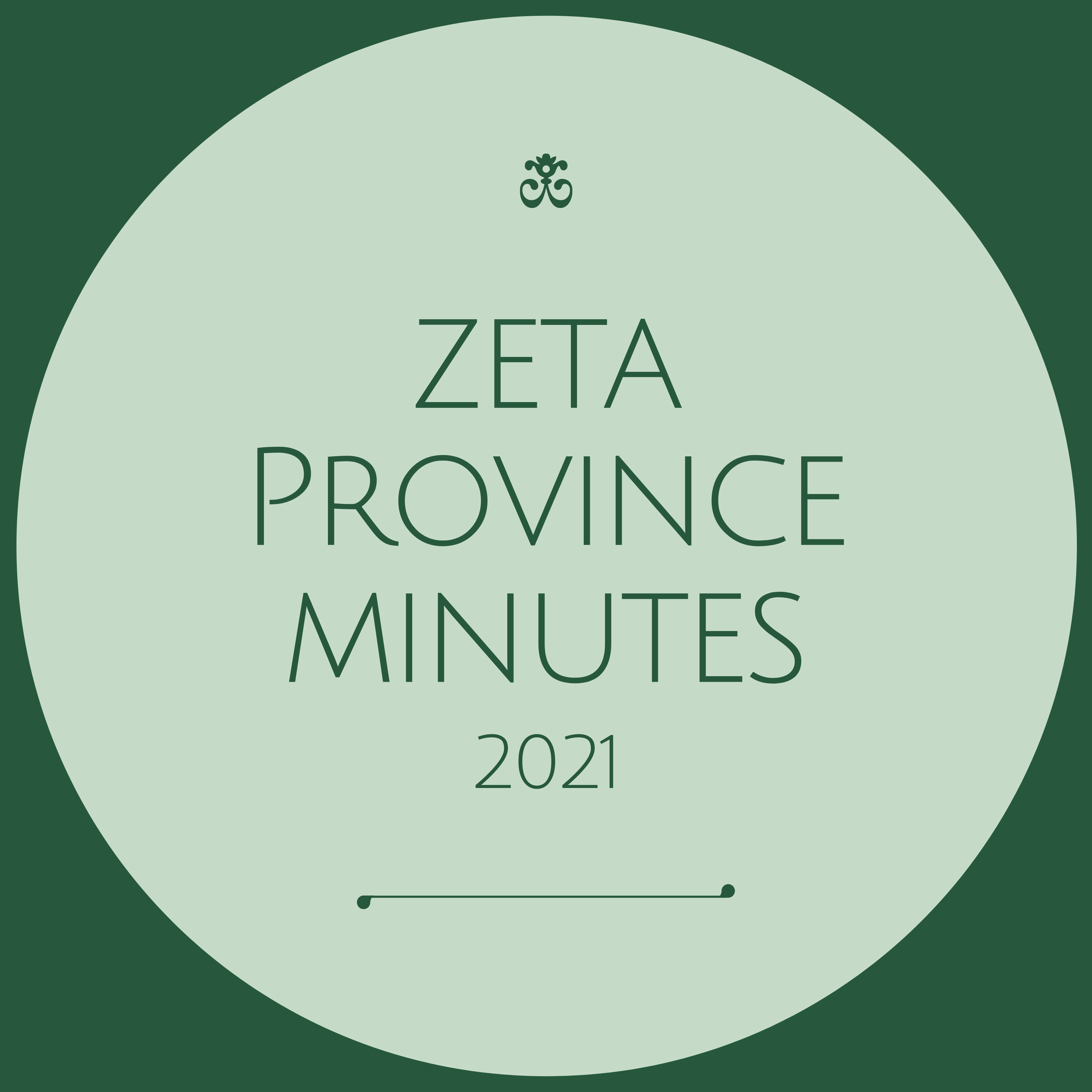 Zeta Province Minutes