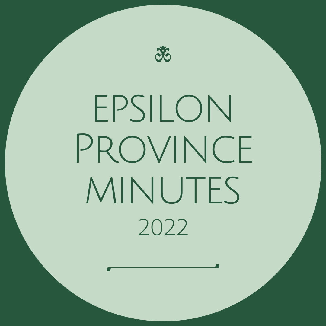 Epsilon Province Minutes 22