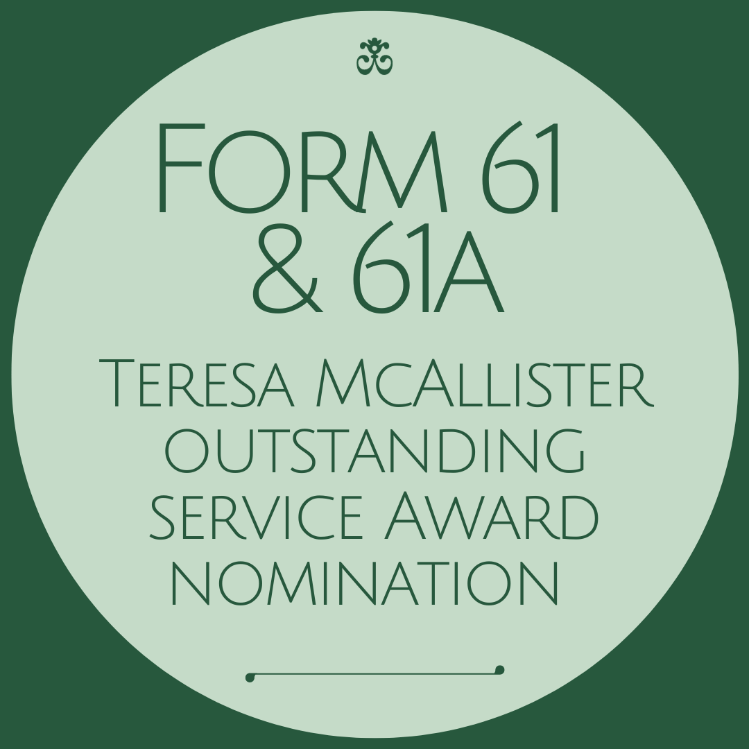 Teresa McAllister Award Graphic